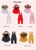 2pcs Set Children Winter Down Jacket and Jumpsuit