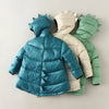 Dinosaur 3D Parka  Windproof Thicken  Down Jacket 12M-6Y
