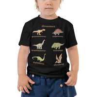 Toddler Short Sleeve Tee Dinosaurs 2Y-5Y