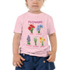 Toddler Short Sleeve Tee Flowers Names 2Y-5Y
