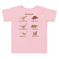 Toddler Short Sleeve Tee Dinosaurs 2Y-5Y