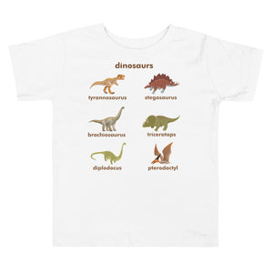 Toddler Short Sleeve Tee Dinosaurs 2Y-5Y