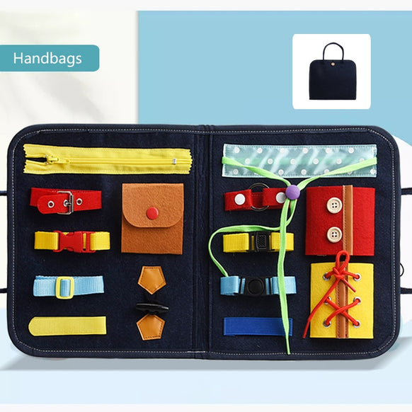 Montessori Multi Function Busy Board Educational Toy