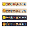 Wooden Solar System Puzzle Board Game 8 Planets